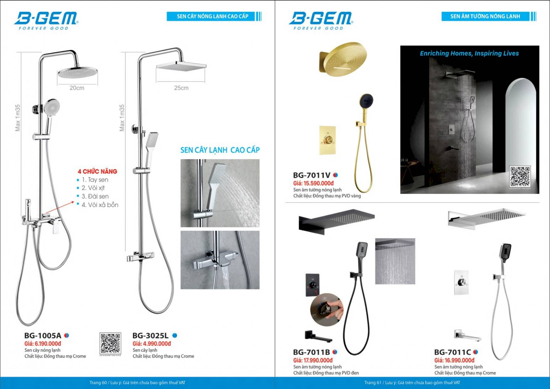 Thiết bị vệ sinh BGEM Catalogue và Bảng giá mới nhất  2024 /Page 31